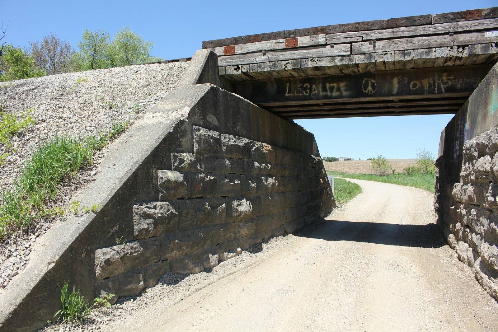 West abutment